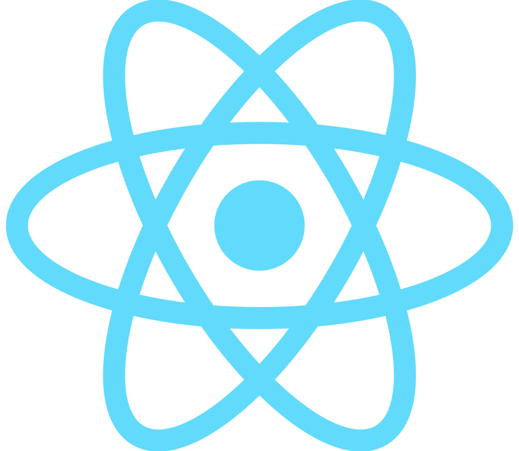 React js logo web development web design